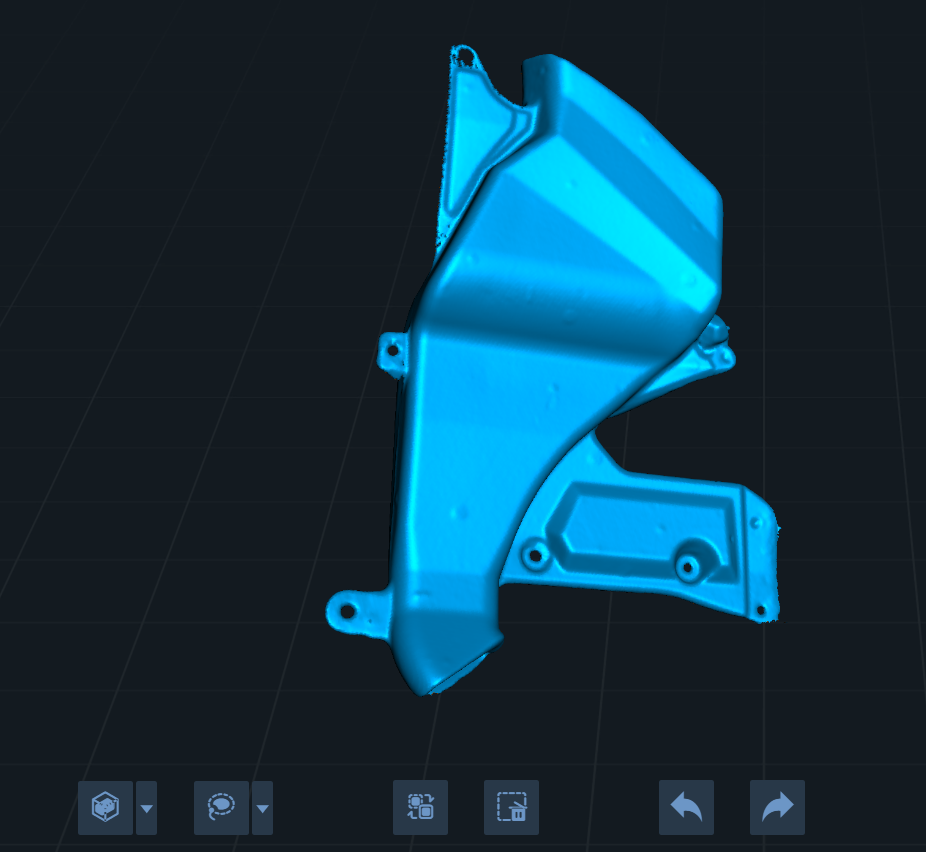 Evo V OEM Brake Duct Laser Scanning