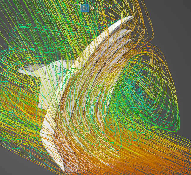 Evo 4-9 Brake Duct CFD