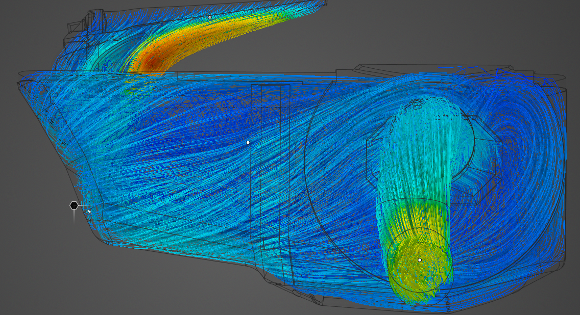 Evo 4-6 WRC Intake System CFD