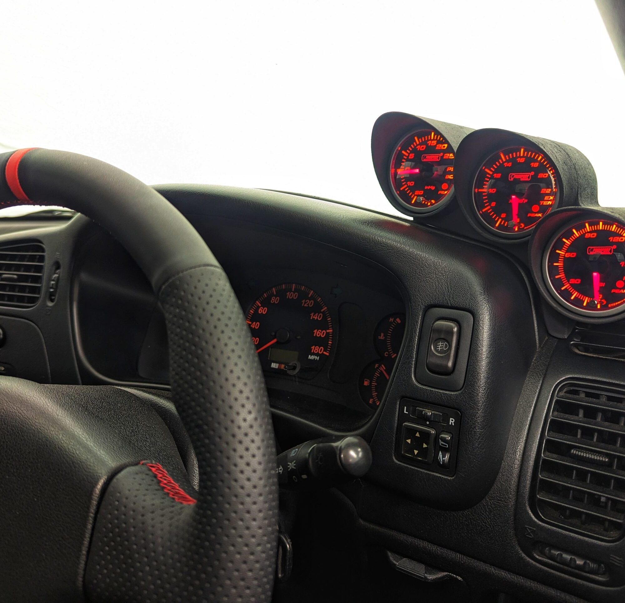 60mm 3 pod cup visors RHD