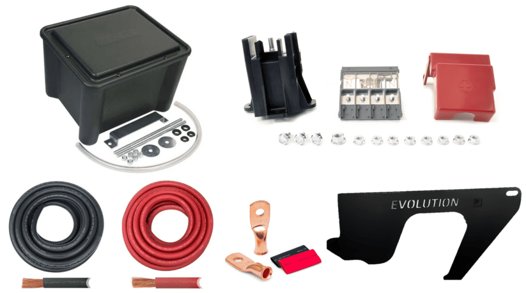 Trunk Battery Relocation Kit - Mitsubishi Evolution 4/5/6 CP9A/CN9A