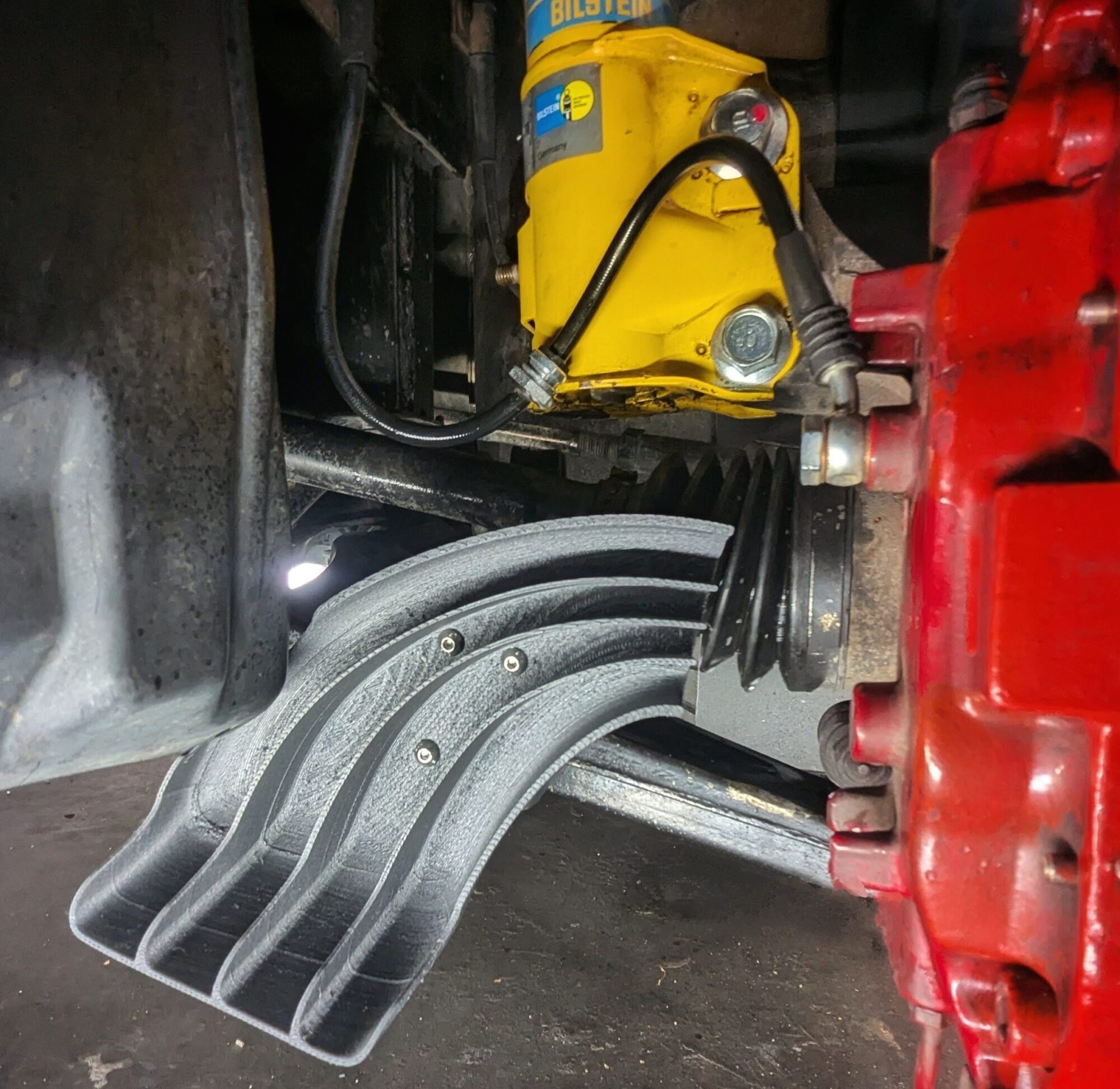 CT9A & CP9A Brake Duct on Car