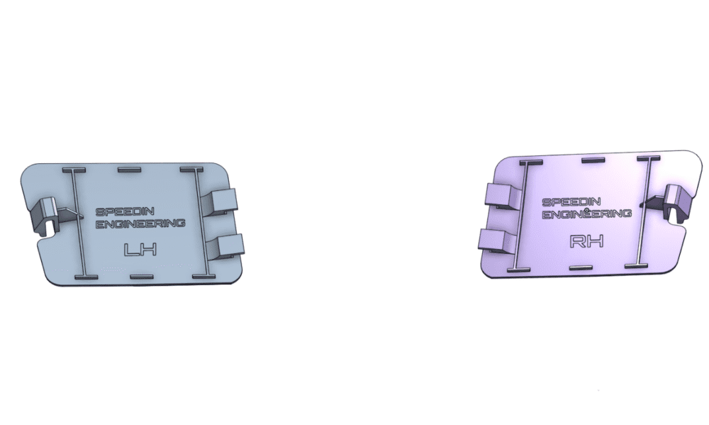 Plate set back CAD