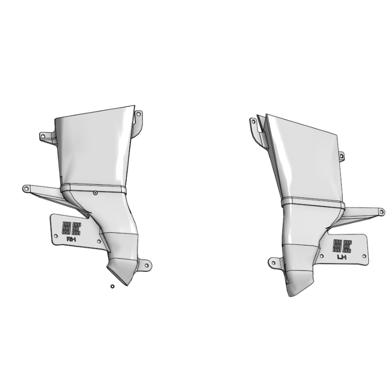 Evo 6 TME Brake Duct Set