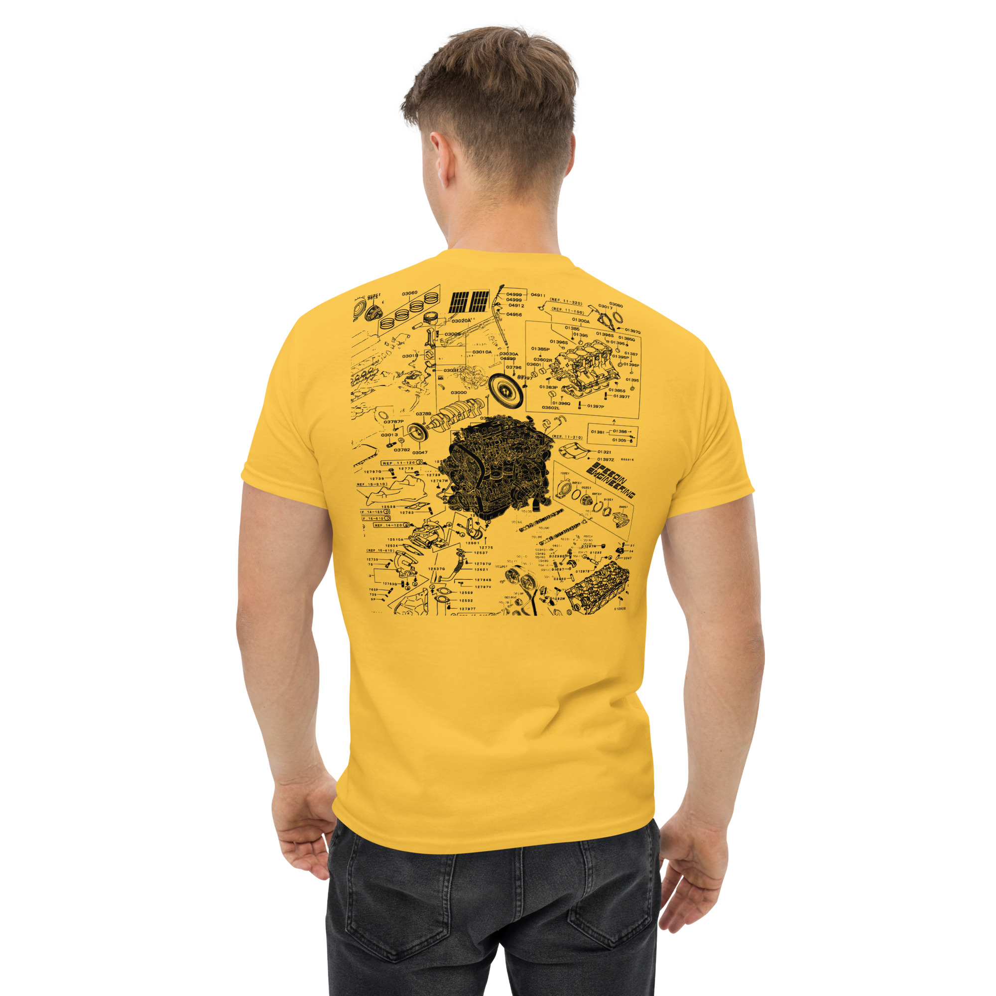 Speedin Engineering 4G63 Blueprint Tee - Image 8