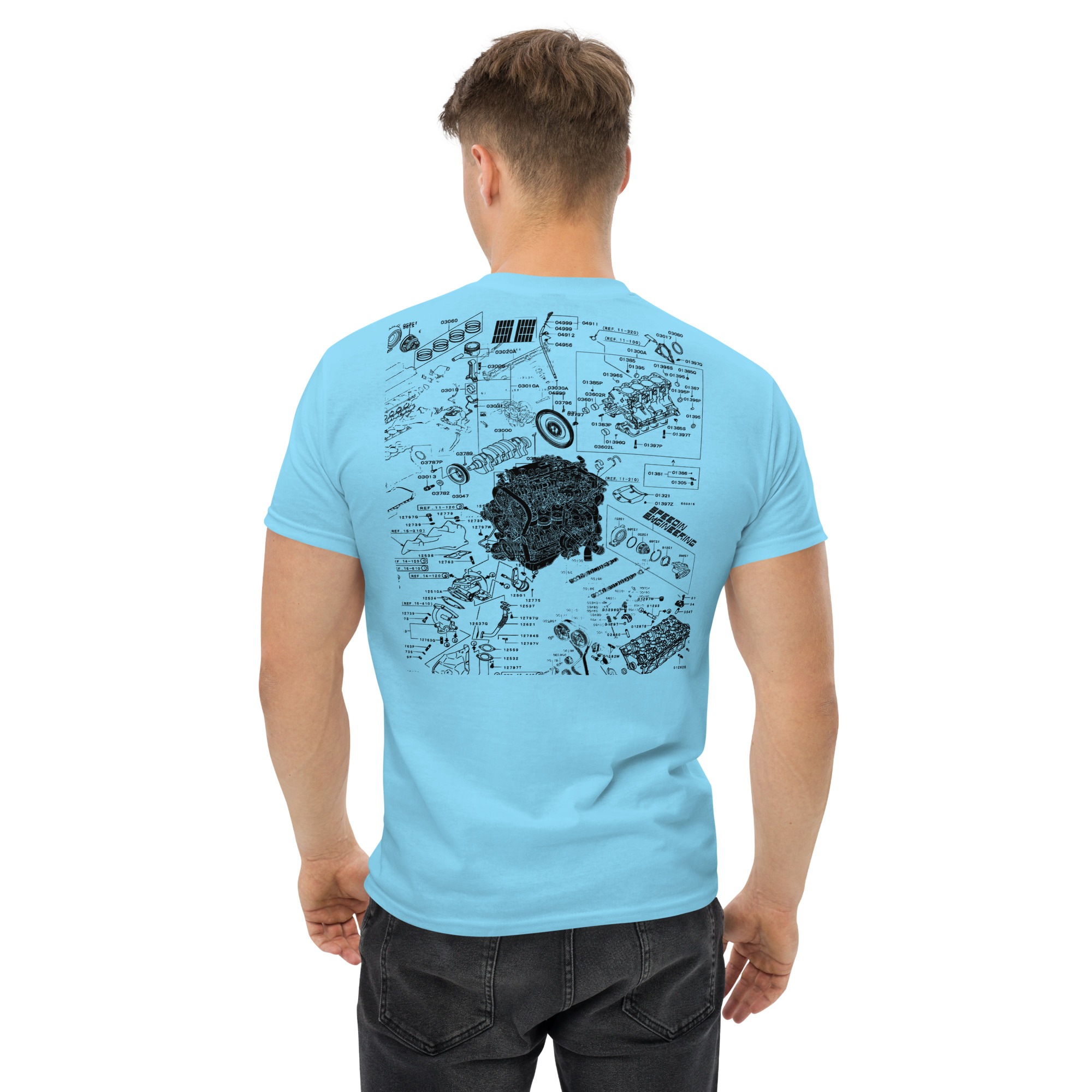 Speedin Engineering 4G63 Blueprint Tee - Image 11