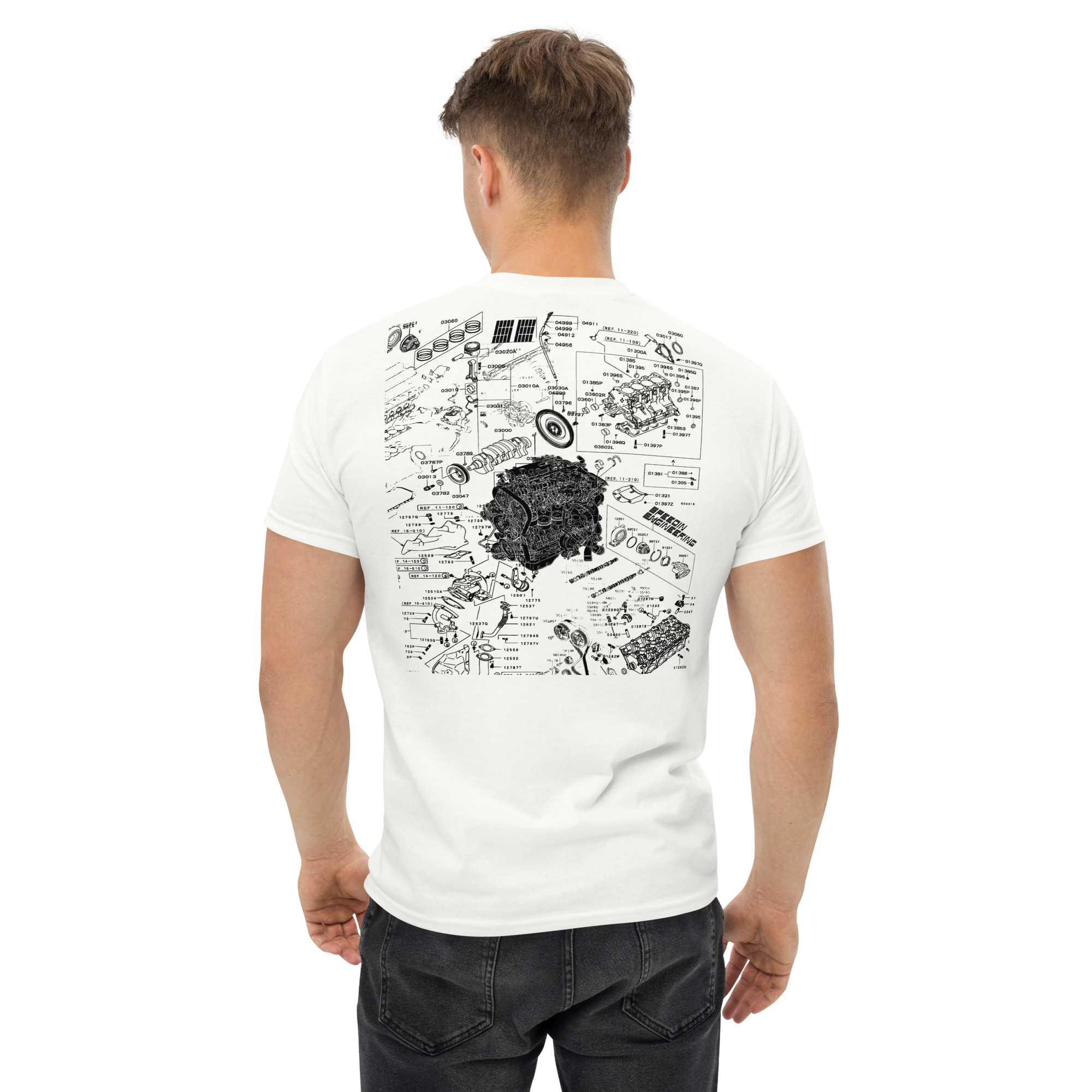 Speedin Engineering 4G63 Blueprint Tee - Image 29