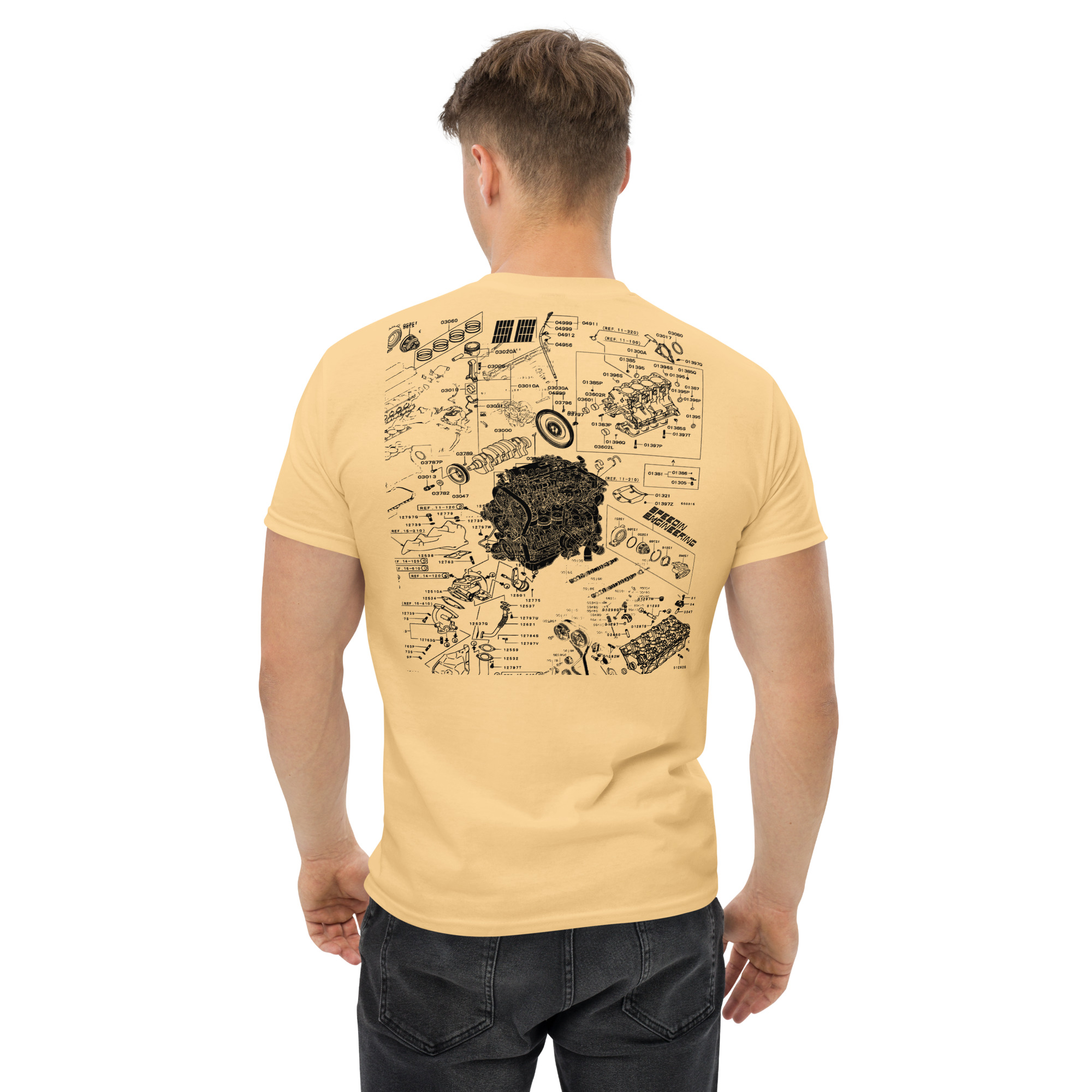 Speedin Engineering 4G63 Blueprint Tee - Image 14