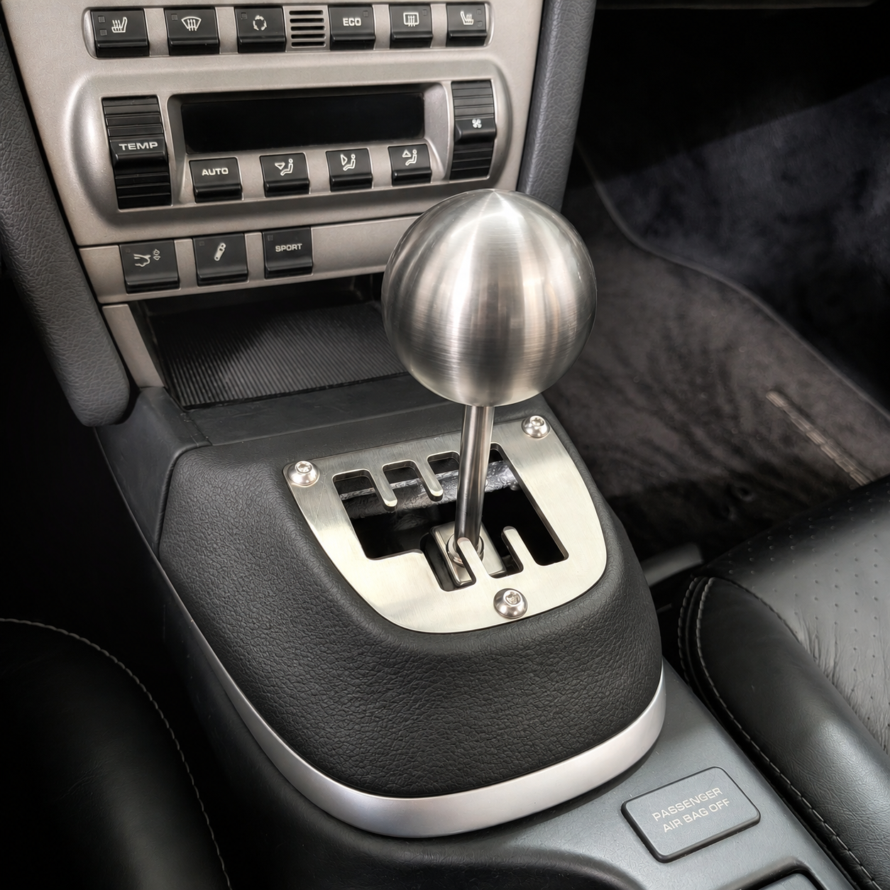 997 and 987 Shifter Chrome and Leather
