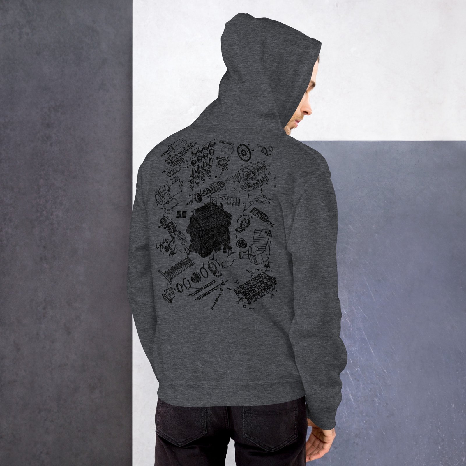 Speedin Engineering 4G63 Blueprint Hoodie - Image 6