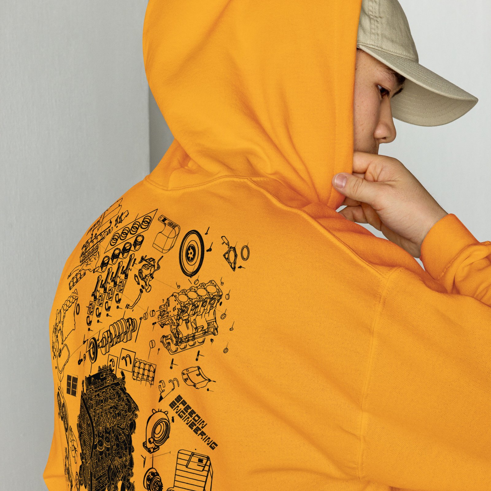 Speedin Engineering 4G63 Blueprint Hoodie - Image 29