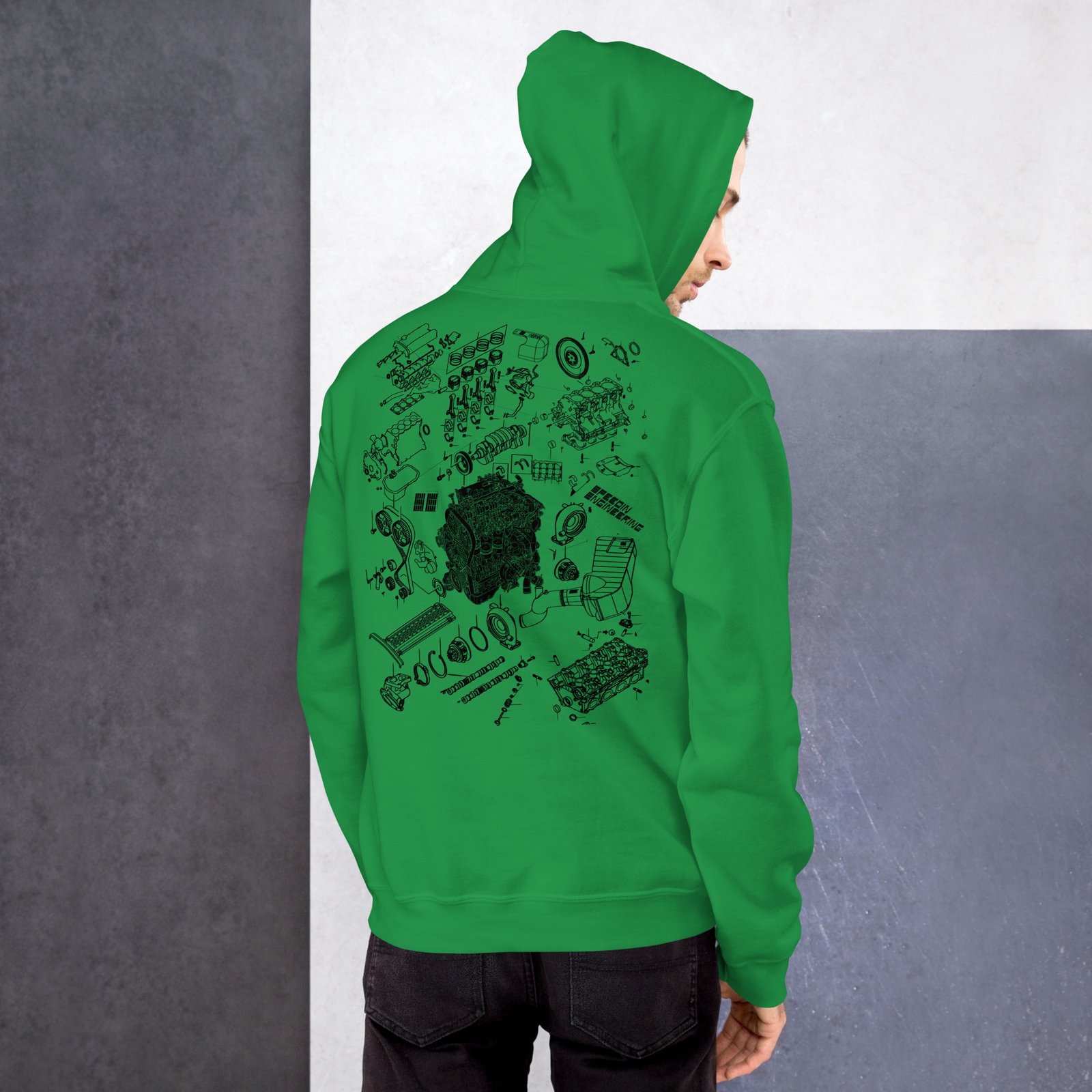 Speedin Engineering 4G63 Blueprint Hoodie - Image 3