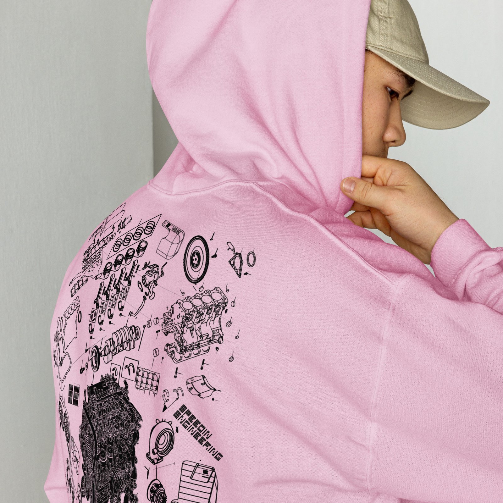 Speedin Engineering 4G63 Blueprint Hoodie - Image 33