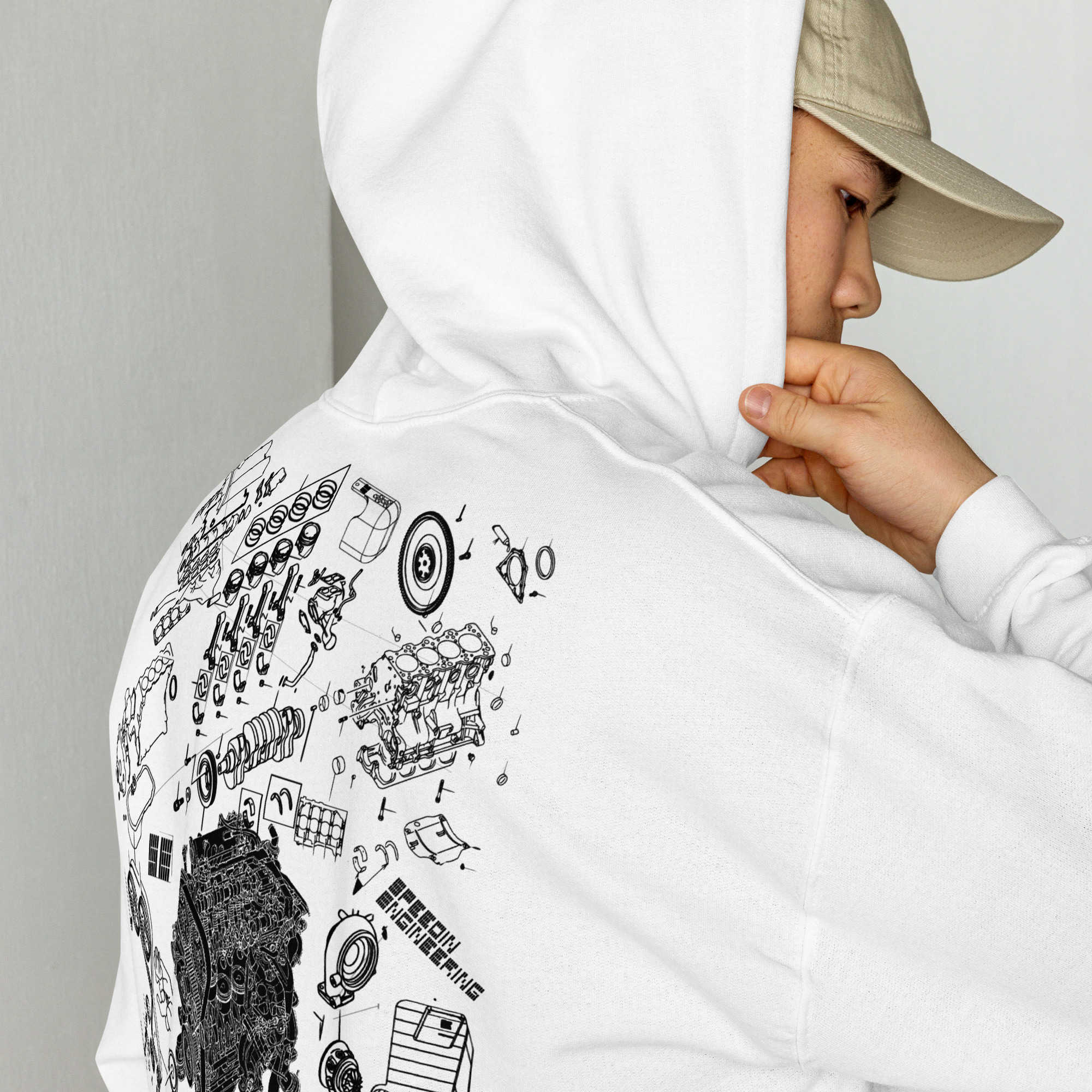 Speedin Engineering 4G63 Blueprint Hoodie